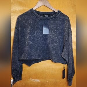 Forever 21 Acid Washed Pullover size S